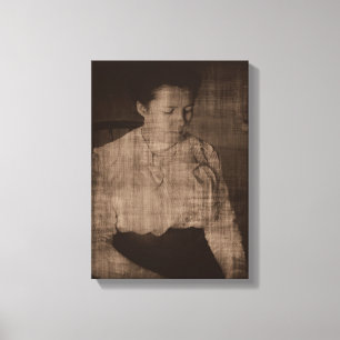 Lesen Vintag Leinwanddruck