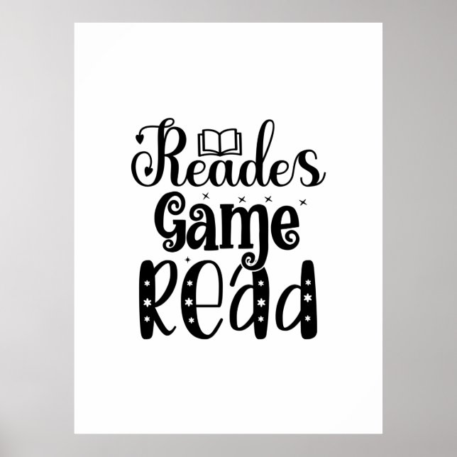 Lesen von Art Reades Game lesen Poster (Vorne)