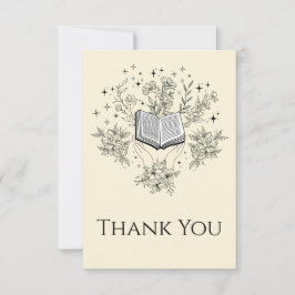 Lesen von Büchern Dankeskarte