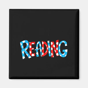 Lesen von Büchern Leser Liebhaber Bibliothekar Leh Magnet