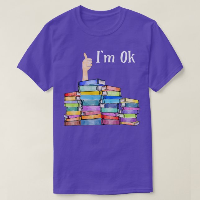 Lesen von Buchliebhabern Im Ok National Book Lover T-Shirt (Design vorne)