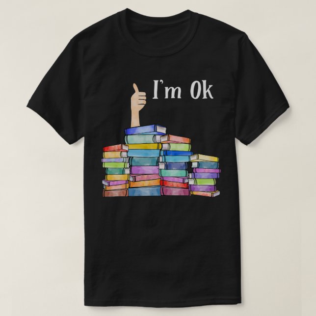 Lesen von Buchliebhabern Im Ok National Book Lover T-Shirt (Design vorne)