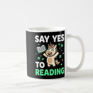 Lesen von Einhorn-Fantasy-Männer Frauen Kinder les Kaffeetasse