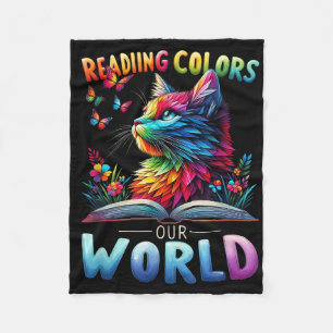 Lesen von Farben unsere Welt 2025 Lesen Buch Fleecedecke