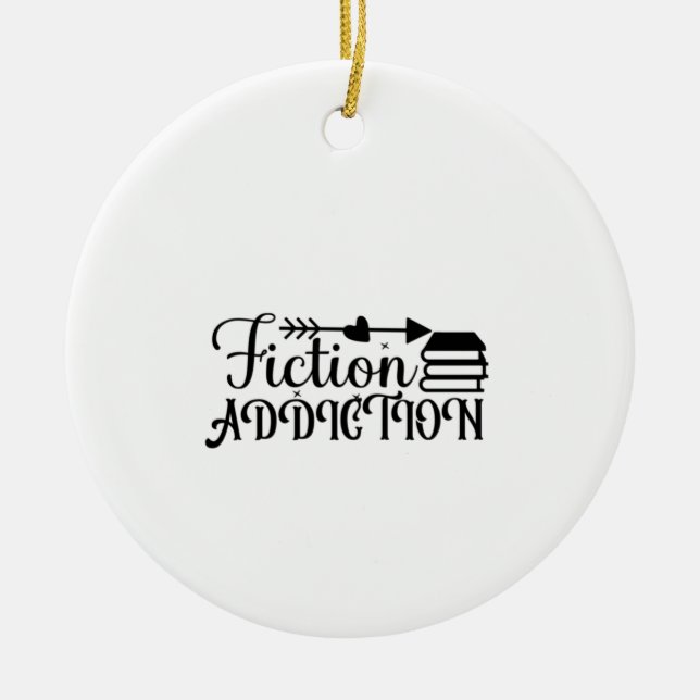 Lesen von Fiktion Keramik Ornament (Vorne)