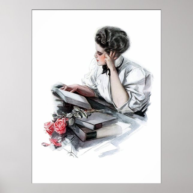 Lesen von Frauen Poster (Vorne)