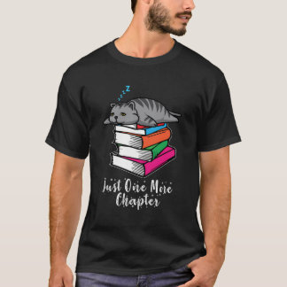 Lesen von Geschenken für Buchliebhaber Katzen Frau T-Shirt
