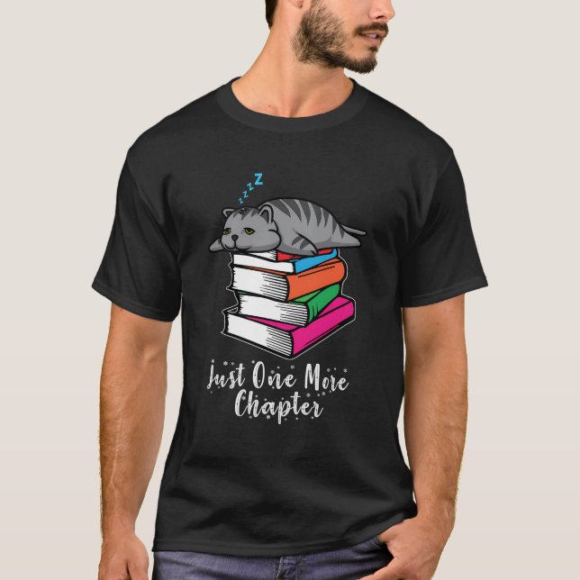 Lesen von Geschenken für Buchliebhaber Katzen Frau T-Shirt (Vorderseite)