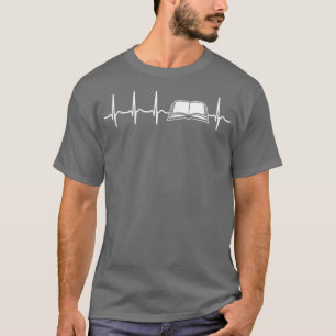 Lesen von Heart Liebe Coole Bibliotheksbücher T-Shirt