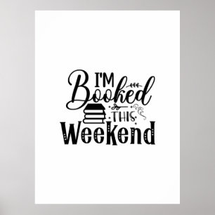 Lesen von Kunst, die ich am Wochenende gebucht hab Poster