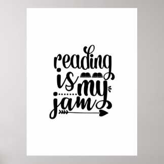 Lesen von Kunst ist mein Jam Poster