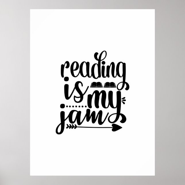 Lesen von Kunst ist mein Jam Poster (Vorne)