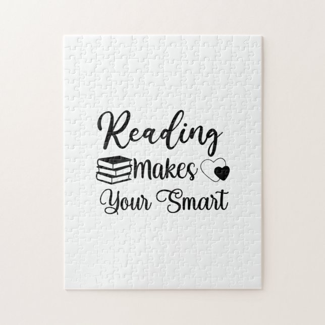 Lesen von Kunst macht das Lesen zu einem intellige Puzzle (Vertikal)