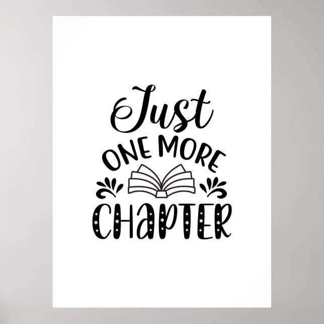 Lesen von Kunst nur noch ein Kapitel Poster (Vorne)