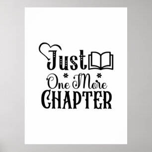 Lesen von Kunst nur noch ein Kapitel Poster