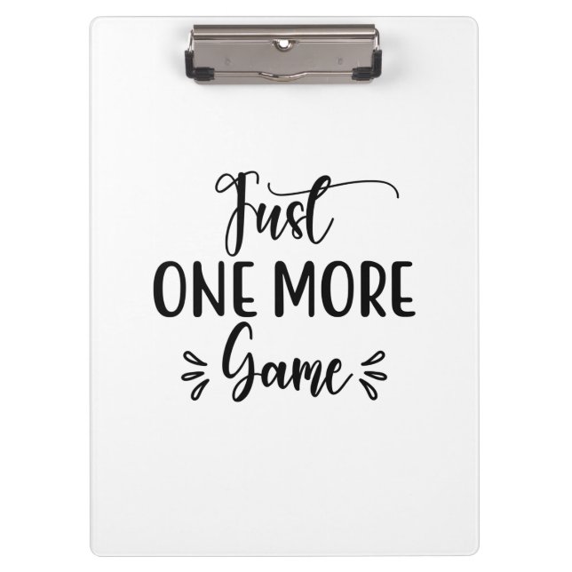 Lesen von Kunst nur noch ein Spiel Klemmbrett (Vorderseite)