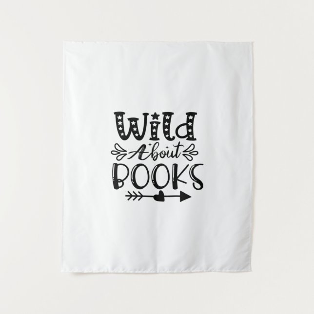Lesen von Kunst und Büchern Wandteppich (Vorderseite)