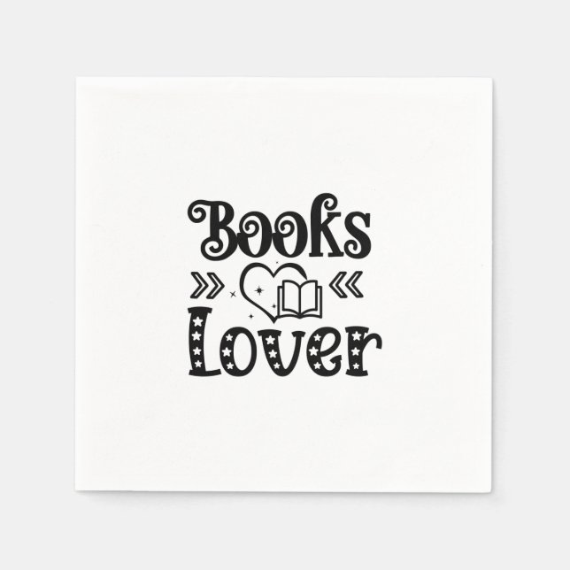 Lesen von Kunstbüchern Lover Serviette (Vorderseite)