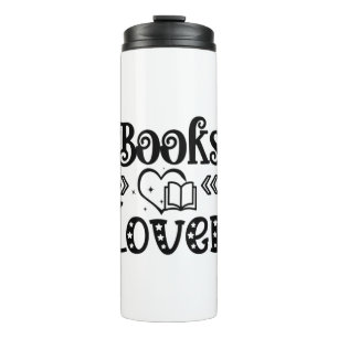 Lesen von Kunstbüchern Lover Thermosbecher