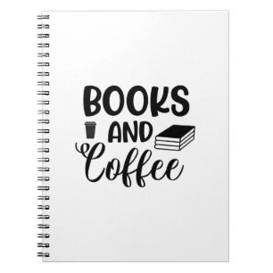 Lesen von Kunstbüchern und Kaffee Notizblock