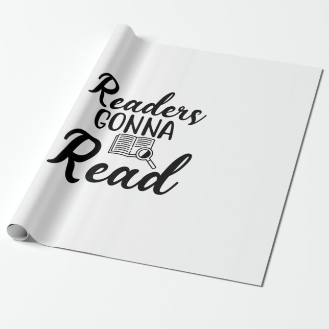 Lesen von Kunstlesern Gonna Read Geschenkpapier (Ungerollt)
