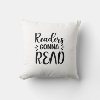 Lesen von Kunstlesern Gonna Read Kissen