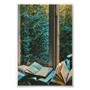 Lesen von Kunstwerken Fotodruck