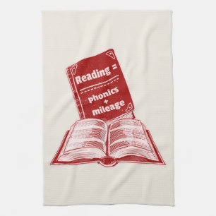 Lesen von Meilenanleitungen Geschirrtuch