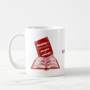 Lesen von Meilenanleitungen Kaffeetasse
