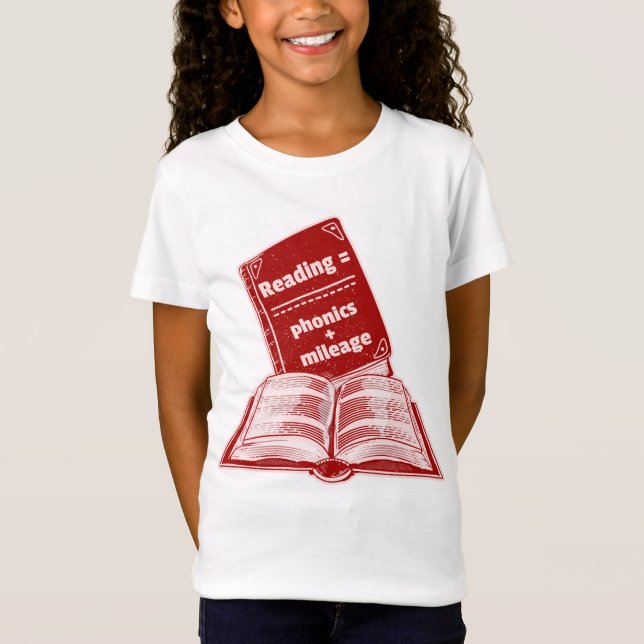 Lesen von Meilenanleitungen T-Shirt (Vorderseite)