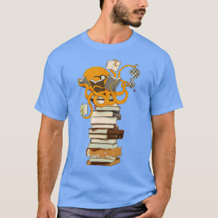 Lesen von Octopus Tee Kaffee und Bücher Geschenk