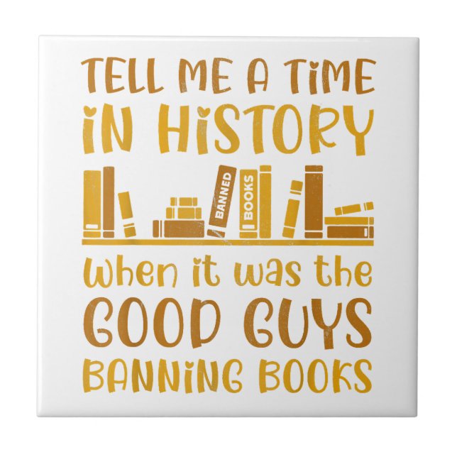 Lesen von verbotenen Büchern Lesen Sie den Leser v Fliese (Vorderseite)