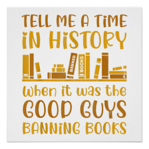 Lesen von verbotenen Büchern Lesen Sie den Leser v Poster