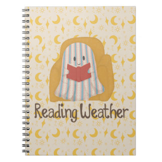Lesen Wetter Notizbuch | Buchliebhaber Journal Notizblock