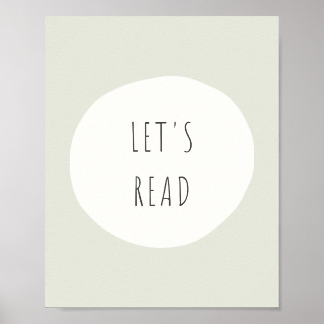 Lesen wir Poster & Prints (Vorne)