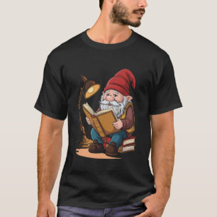 Lesende Bibliotheks-Bücherwurm-Buchsammel-Lehrerin T-Shirt