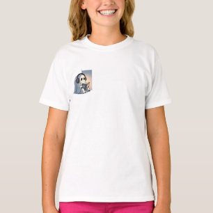 Lesende Geist-Kopfhörer Kinder T-Shirt