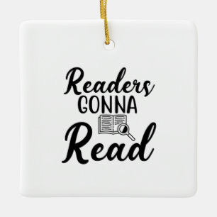 Lesende Kunst Leser werden lesen Keramikornament