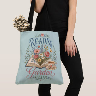 Lesender Gartenclub Cottagecore Floral