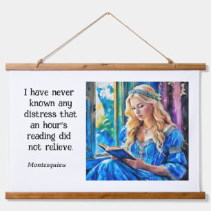 LESENQUOTE WALL DECOR WANDTEPPICH MIT HOLZRAHMEN