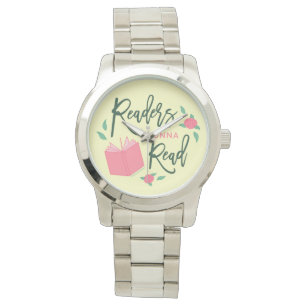 Leser Gonna Read Bookfloral Armbanduhr
