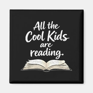 Leser Inspiration Die coolen Kids lesen Magnet