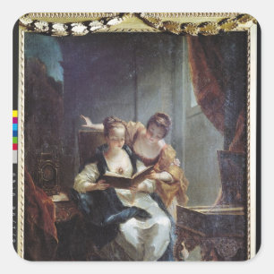 Leser Quadratischer Aufkleber