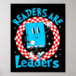 Leser sind Führer, die Bücherliebhaber-Lehrer lese Poster