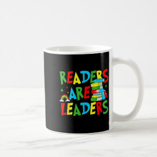 Leser sind Führer, lesender Buchliebhaber-Lehrer-K Kaffeetasse