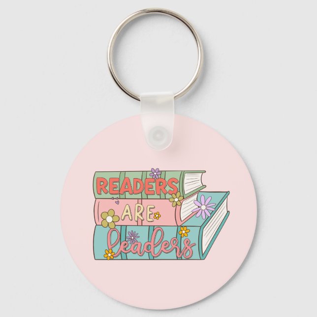 Leser sind Führer - Niedliches und inspirierendes  Schlüsselanhänger (Vorderseite)
