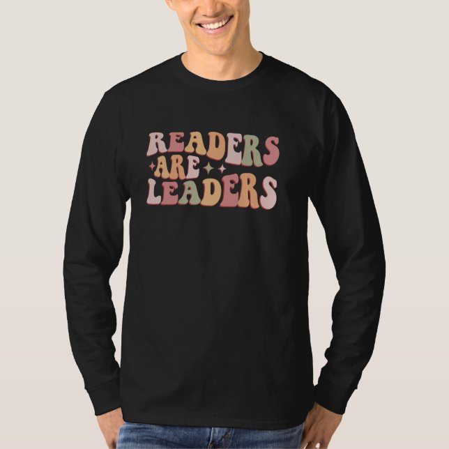 Leser sind LehrerIn SchülerInnen T-Shirt (Vorderseite)
