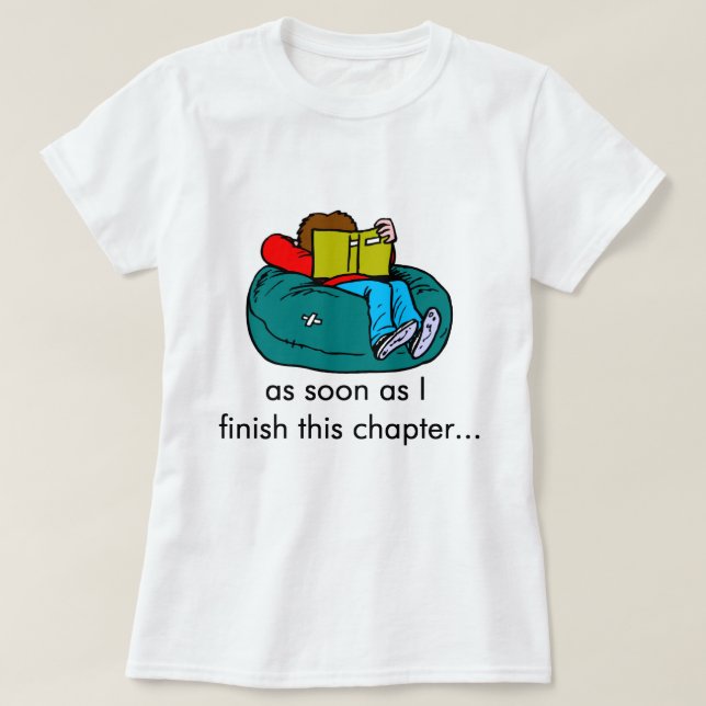 Leser T - Shirt und Geschenke. (Design vorne)