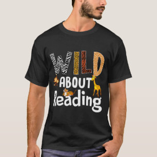 Leser von Büchern Leserin Bibliothekar Liebhaber w T-Shirt