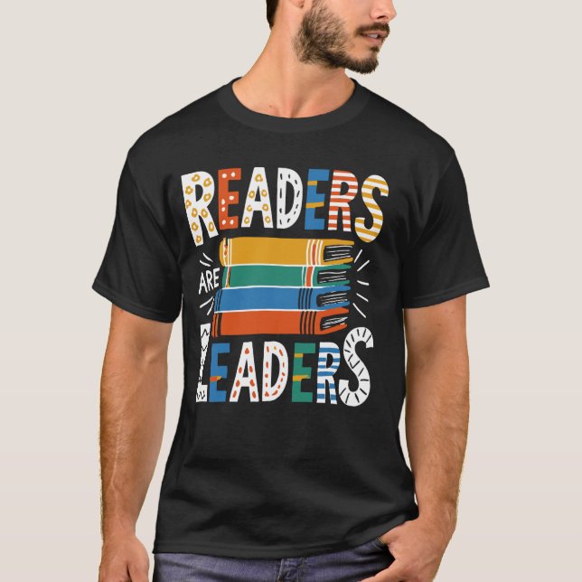 Leser von "Funny Book Reading" sind Führer T-Shirt (Vorderseite)